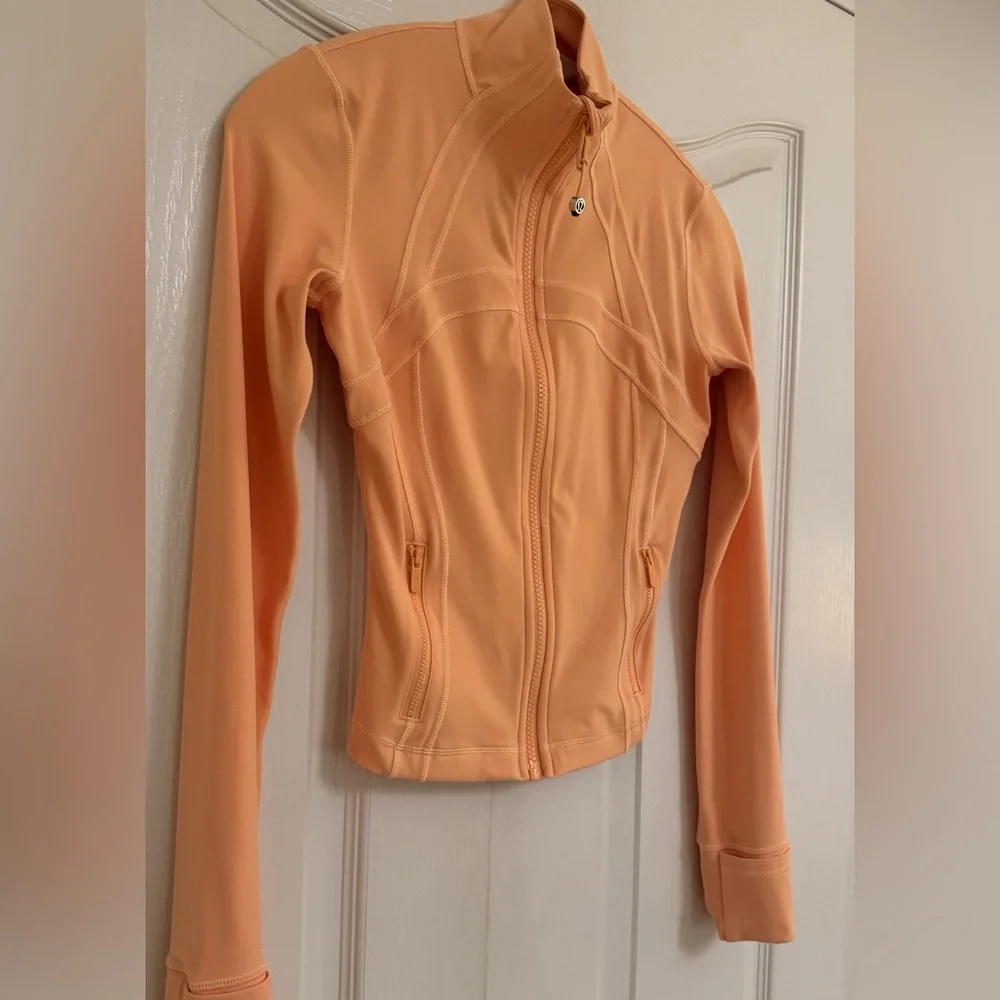 NWOT Define Cropped Jacket Nulu Rock Melon size 4 - Picture 4 of 6